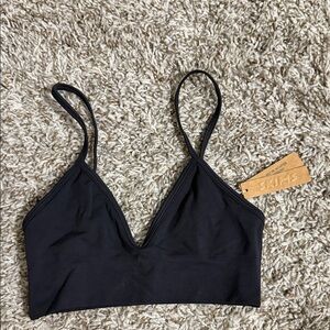 SKIMS Black Triangle Bralette